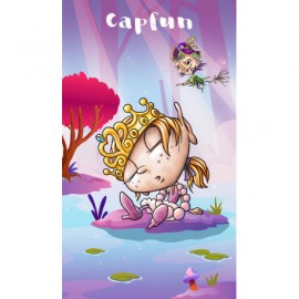 Serviette de bain enfants Carabouille