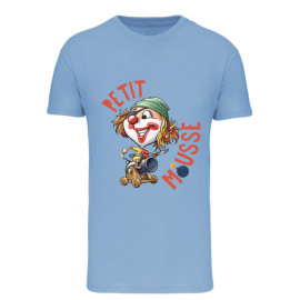 T-shirt Clapou Petit Mousse bleu