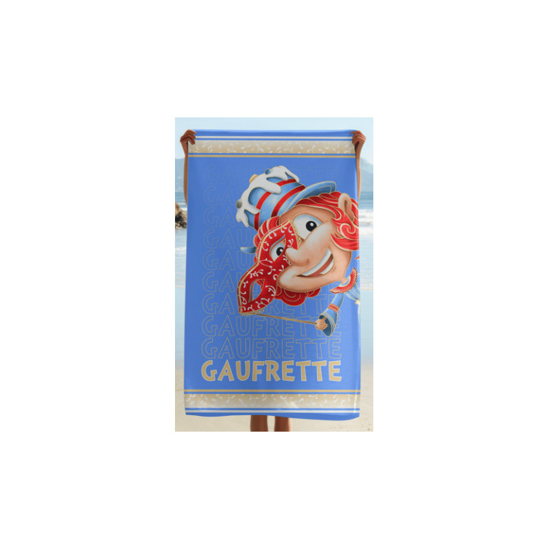 Serviette de bain pour enfants Gaufrette au carnaval de Venise
