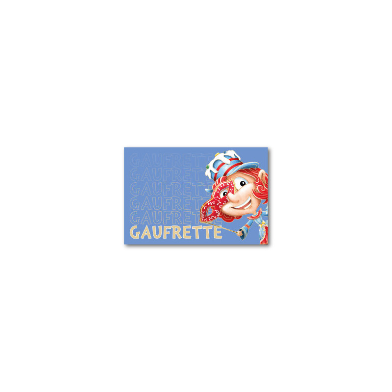 Magnet Gaufrette au Carnaval de Venise