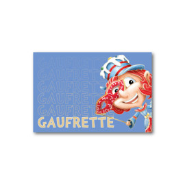 Magnet Gaufrette au Carnaval de Venise